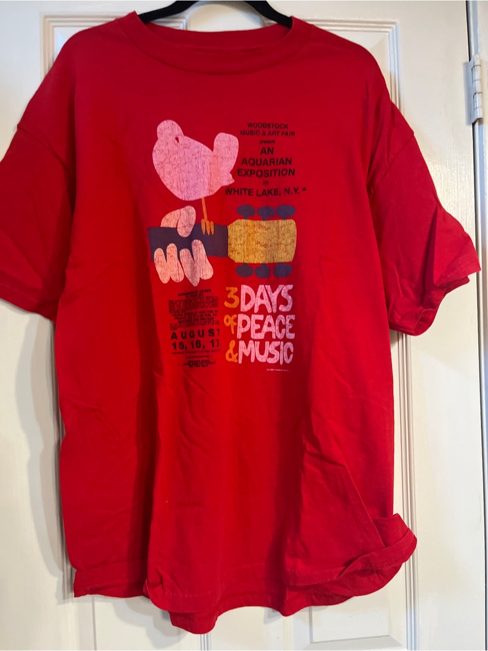 Classic Woodstock t shirt